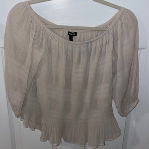 Off shoulder cute top